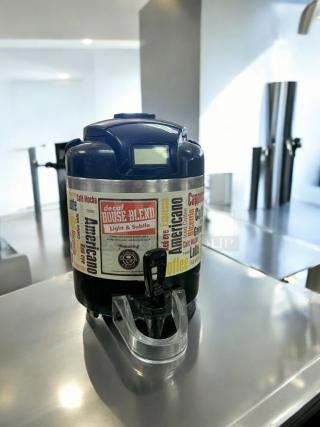 Excellent Condition – Coffee Airpot Beverage Dispenser – Black Insulated – Fully Tested & Working! - Item #1204669