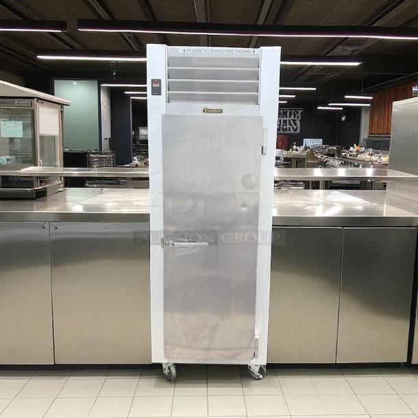 Traulsen G10010 30" reach-in refrigerator, solid door, right hinged, excellent condition, tested and working.
