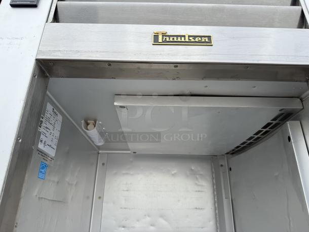 Traulsen G10010 30" G Series reach-in refrigerator, excellent condition, stainless steel, right-hinged door, visible manufacturer label.