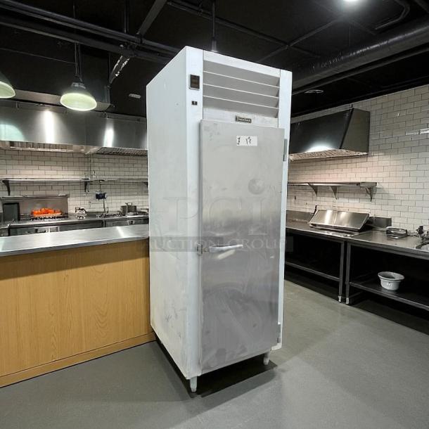 Traulsen G10010 30" G Series refrigerator with right-hinged solid door, excellent condition, tested and working.
