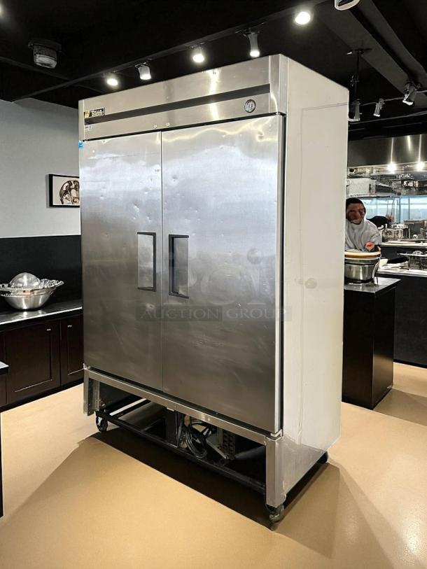 True T-49-HC 54" refrigerator, excellent condition, dual solid doors, left/right hinge, 115v, tested and working.