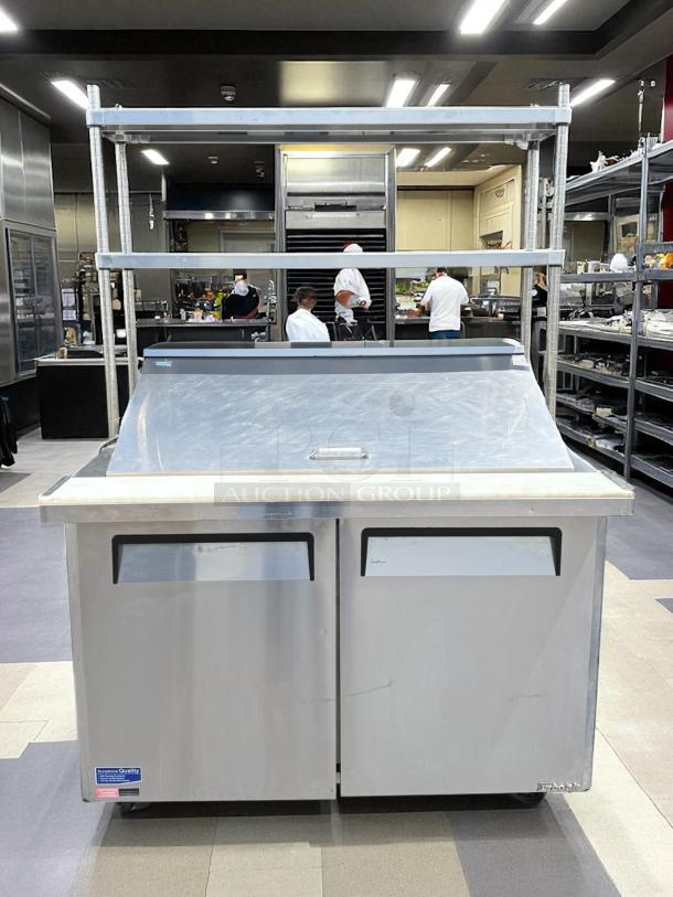 Turbo Air MST-48-N M3 Series 48" sandwich/salad prep table in great condition. Stainless steel body, fully tested and working.