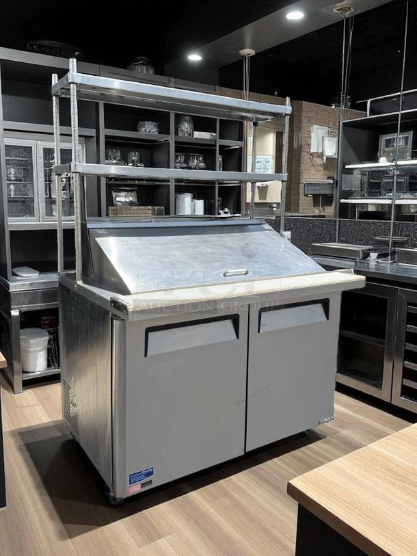 Turbo Air MST-48-N M3 Series 48in Sandwich/Salad Prep Table in great condition, stainless steel, fully tested, working.