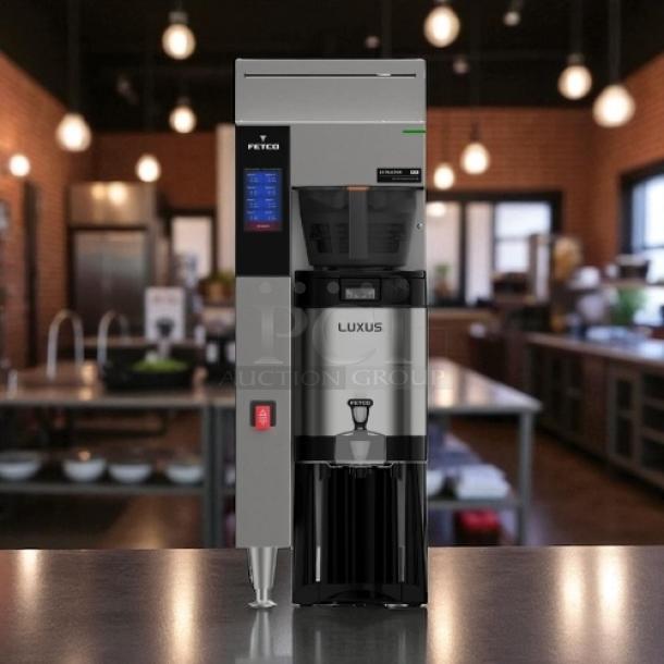 Fetco CBS-2051e E51016b single 1.5-gallon coffee brewer, excellent condition, tested and working, EXTRACTOR® technology.