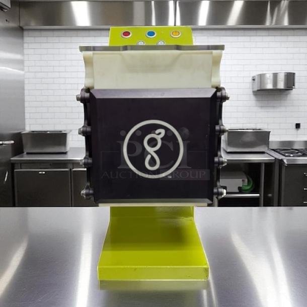 Goodnature CT-7 commercial cold press juicer in used condition, 115V, fully tested and working, prominent logo on front.