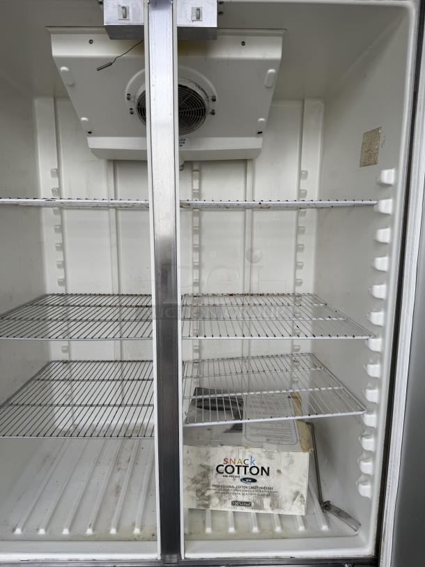 Delfield 2 Door Refrigerator, Model VRR2-S. Bottom mount compressor, 115v, great condition, fully tested. Clean interior.