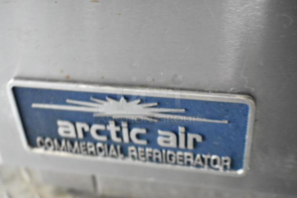 Arctic Air commercial refrigerator badge on a Popeyes food trailer for auction.