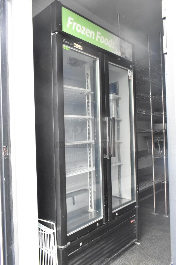 2020 Goodees Food Trailer with 2-door Turbo Air freezer, shelving units, and sinks, ready for business. Clear title VIN 4S9S1EF26LW364359.