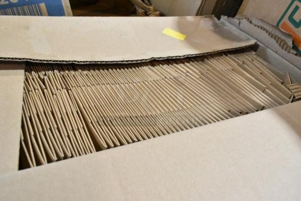 25 brand new cardboard boxes containing Carlisle Food Pan Smart Lids and To Go Containers, perfect condition.