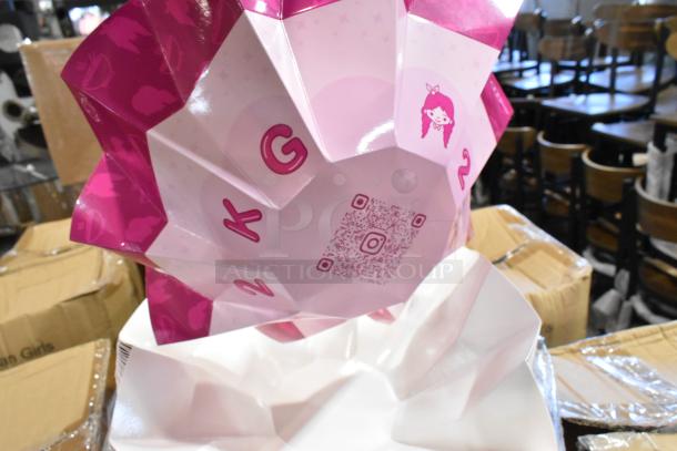 23 Brand New Scratch and Dent Boxes; includes BB-031-750ml Flower Bowl, ProPak Paper Handle Bag. Display shows packaging.