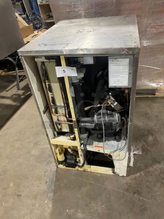 Hoshizaki KM-630MAH ice machine head, stainless steel, electric powered, air-cooled, 208-230V, 1 phase, model SN: M01317M.