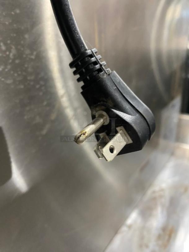 Turbo Air Super Deluxe refrigerated worktop cooler plug, Model TWR28SDD2N, stainless steel, commercial-grade, 115V.