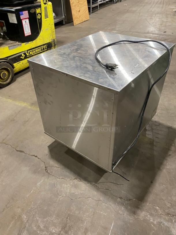 Eagle Group RedHots Series electric double warming drawer, Model DWW-2-120, stainless steel, on casters, 120V 1 Phase.