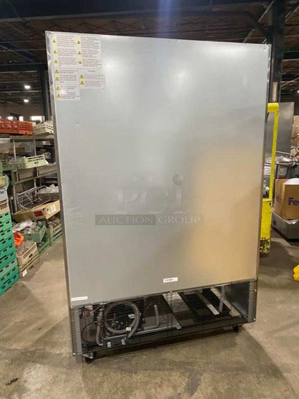 Kool-It! KBSF-2 commercial stainless steel 2-door reach-in freezer, Energy Star certified, on casters, good condition.