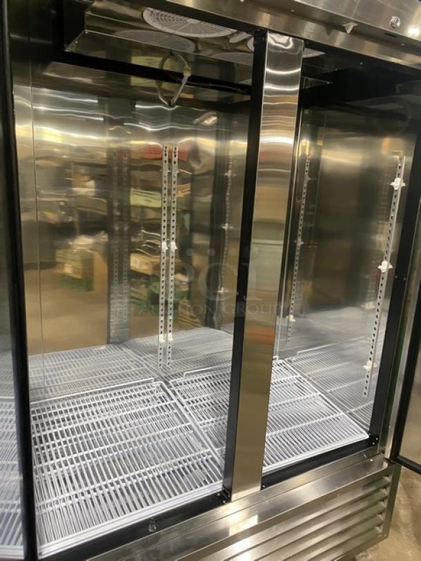 Kool-It 2021 Signature Series commercial stainless steel 2-door reach-in freezer, Model KBSF-2, Energy Star, poly coated wire racks.