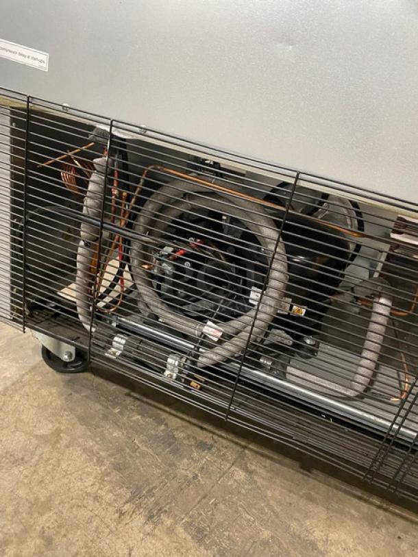 Kool-It KBSF-2 2-Door Stainless Steel Freezer, Energy Star, on casters, with poly coated wire racks, 115V 1 Phase, SN: MV30V01R900066.