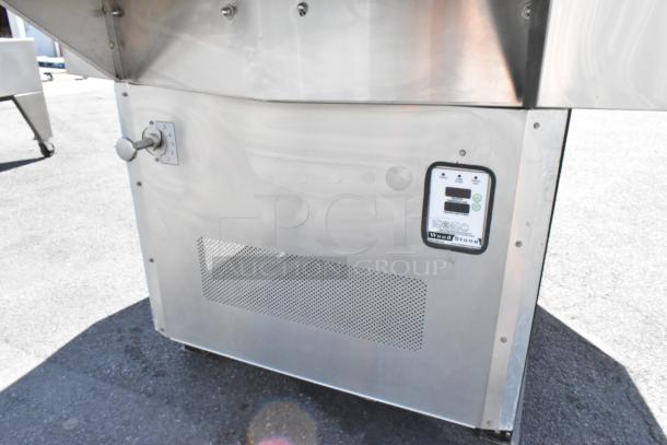 Wood Stone WS-MS-6-RFG-IR-W-NG pizza oven, stainless steel, natural gas, digital controls; commercial use.