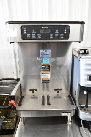 2020 Bunn ICB TWIN SH Stainless Steel Commercial Coffee Machine with Hot Water Dispenser, 120/208V, 1 Phase.