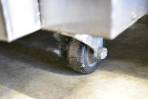 Super Systems OP-3 oven proofer's commercial caster, part of stainless steel build, electric powered, 120/208V, 3 phase.