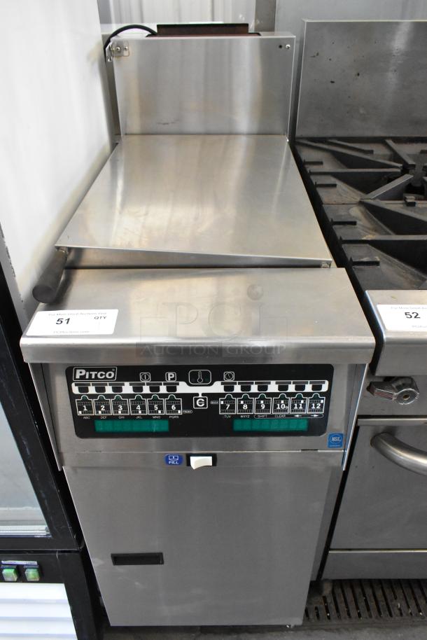 2019 Pitco Frialator SRTG Stainless Steel Rethermalizer, natural gas, 55,000 BTU, on commercial casters, control panel visible.