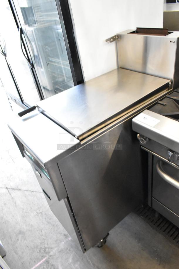 2019 Pitco Frialator SRTG stainless steel rethermalizer, 55,000 BTU, natural gas, on commercial casters.
