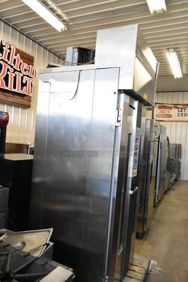 Baxter RP100 stainless steel roll-in rack proofer, commercial electric, 208/240V, 1-phase, excellent condition.