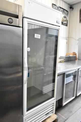 2021 True TSCI-600R-G-PH Metal Commercial Single Door Reach In Cooler Merchandiser. 115 Volts, 1 Phase. - Item #1205363