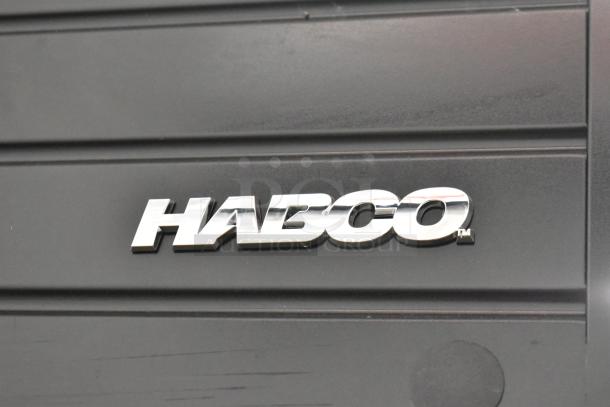 2019 Habco SE18 Cooler, commercial, metal, single door, poly-coated racks, 115V, 1 phase, Habco logo visible.