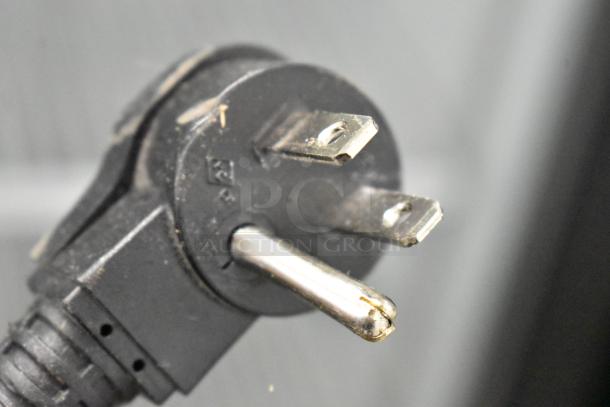 Power plug for 2019 Habco SE18 metal commercial single door reach-in cooler, 115 volts, 1 phase.