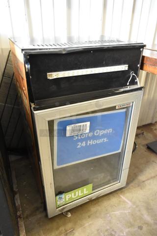 Metal Mini Cooler Merchandiser. 115 Volts, 1 Phase. - Item #1205392