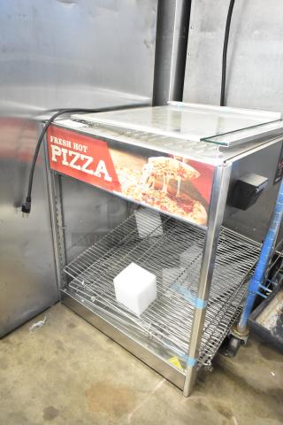 BRAND NEW SCRATCH AND DENT! ServIt 423PDW18D2S Stainless Steel Commercial Countertop Pizza Warmer. 120 Volts, 1 Phase. - Item #1205411