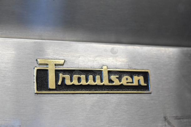 Traulsen AD232W-ZAB27 stainless steel 2-door reach-in cooler/freezer logo. Doors need attachment. 115V, 1 phase.
