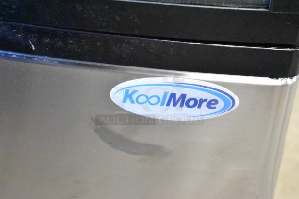 KoolMore CDCU-3C-SS commercial countertop fridge, brand new, scratch and dent, stainless steel, 115V, 1 phase.