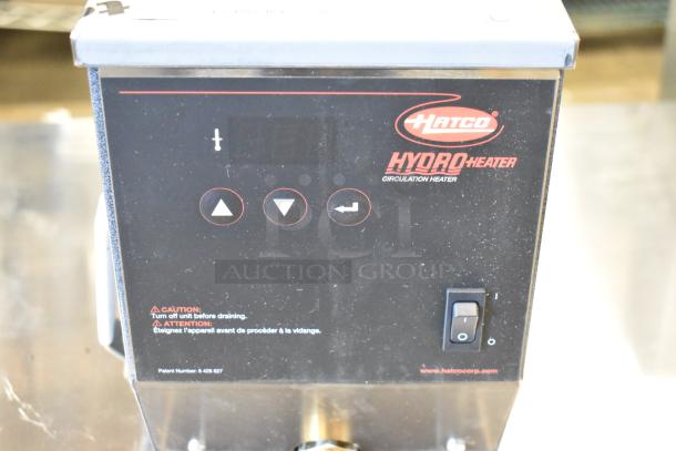 Brand new Hatco 3CS2-3 Hydro-Heater Sanitizing Sink Heater, scratch and dent, 208V, 1 Phase, control panel visible.