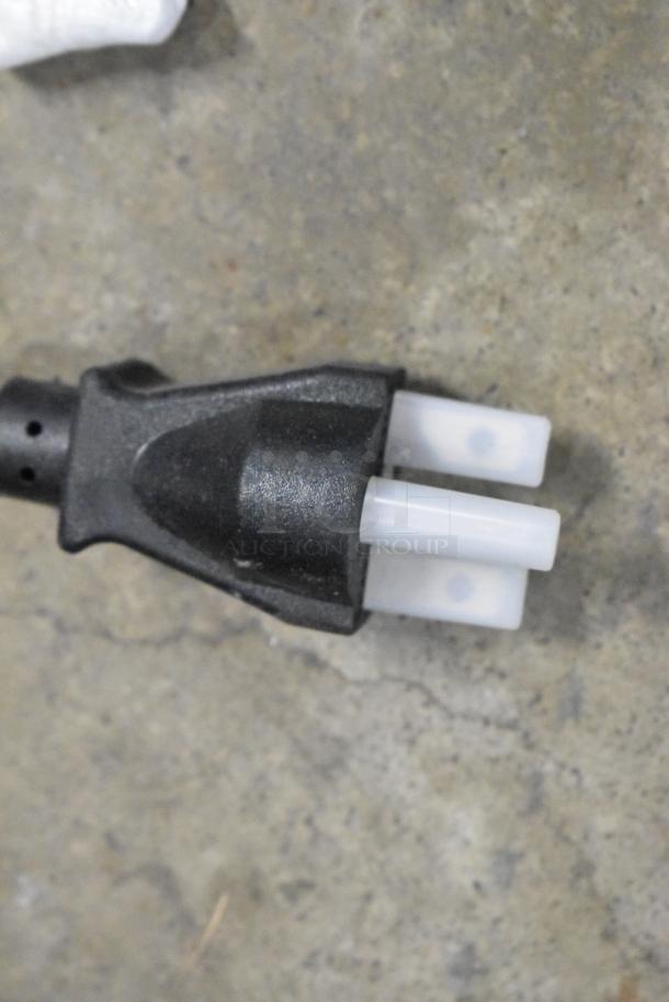 Power cord for a 2025 Vollrath COV-208240-HS commercial convection oven, 208-240V, 1 phase. Black and white connector.