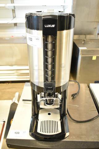 BRAND NEW SCRATCH AND DENT! 2025 Fetco Luxus LGD-20 2 Gallon Stainless Steel Coffee Dispenser with Stand - Item #1205422