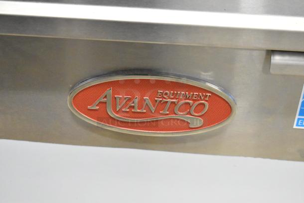Brand new Avantco 177EF40D stainless steel commercial deep fat fryer, electric-powered, 240V, 1 phase, scratch and dent.