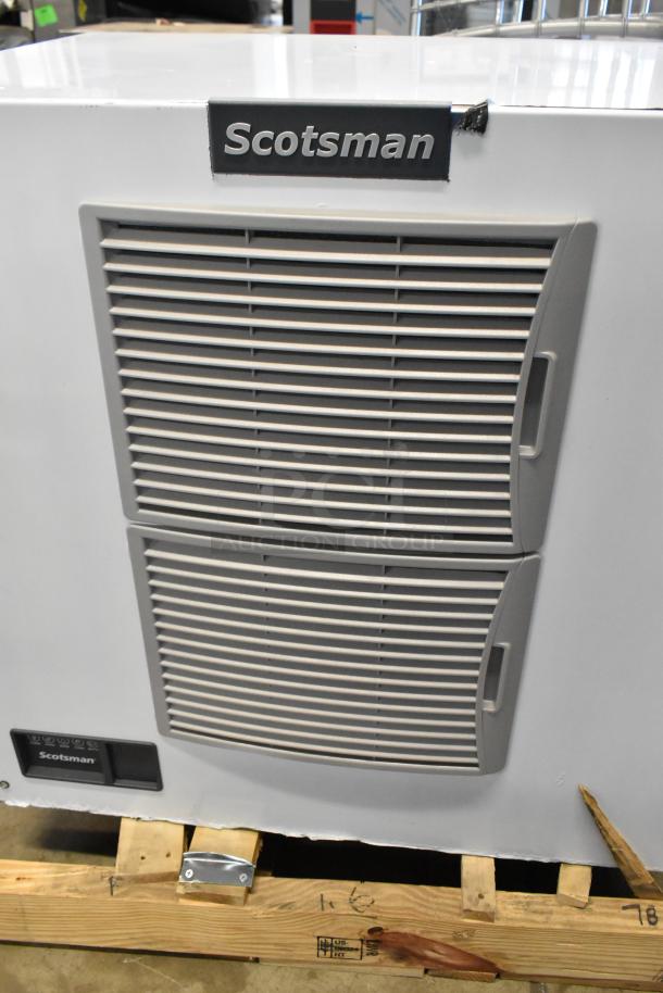 Brand new scratch and dent Scotsman MC1030MA-32A Prodigy Elite® 30" ice machine, medium cube, 1077 lb. capacity.