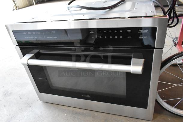 Brand new 2025 KoolMore KM-CWO24-SS stainless steel convection oven with microwave; minor scratches; 120V, 1 phase.