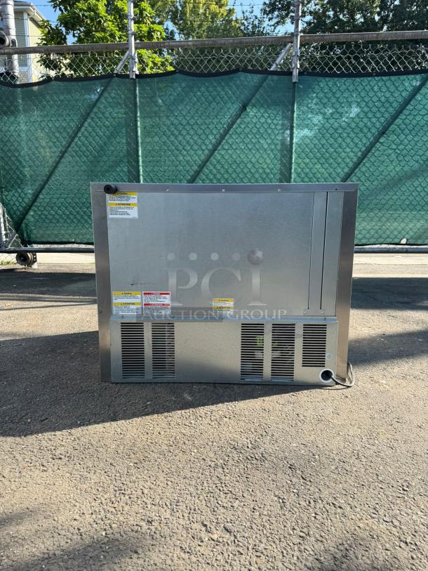Beverage-Air UCR36AHC-23 36" undercounter refrigerator, stainless steel, low profile, exterior vents, refrigeration control labels.