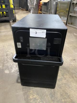 MerryChef commercial black electric rapid cook oven, countertop model, 208/240V, 1 phase, touch controls, late model, excellent condition.