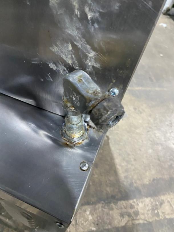 Close-up of the Wells VCS2000 ventless cooking system's stainless steel exterior showing a metal joint detail.