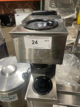 Bunn VPR Series Commercial Stainless Steel Electric Powered Countertop Automatic Coffee Brewing Machine! With Upper & Lower Warmer! - Item #1205605