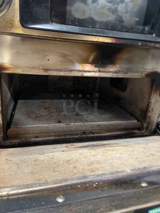 TurboChef ENCORE2 high-speed rapid cook oven, stainless steel, ventless, countertop model, one-touch controls, 208/240V.