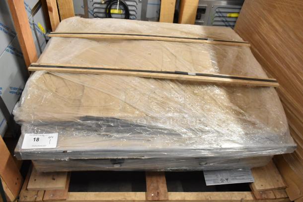 Therma-tek TC36-36TGL 2021 stainless steel propane griddle, 30,000 BTU, brand new with scratch and dent, wrapped on pallet.