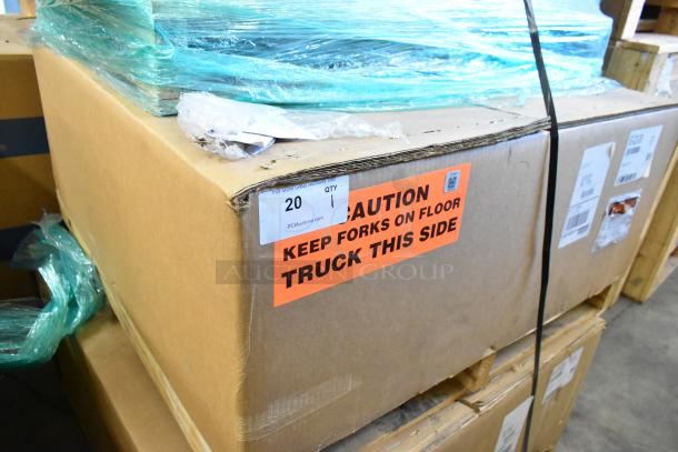 Brand new Wells 5G-G23-208 stainless steel griddle, 208 volts. Scratch and dent condition. Packaged in original box.