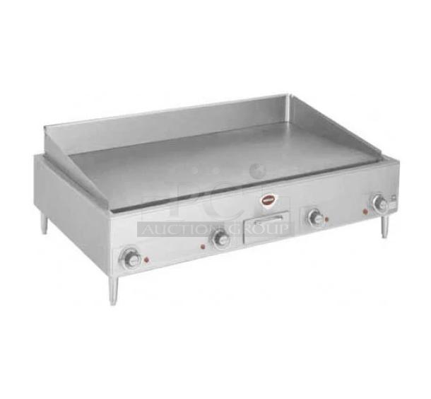 BKI Wells 5G-G23-208 stainless steel griddle, flat top, electric, 208V, model 52473-1, brand new, scratch and dent condition.