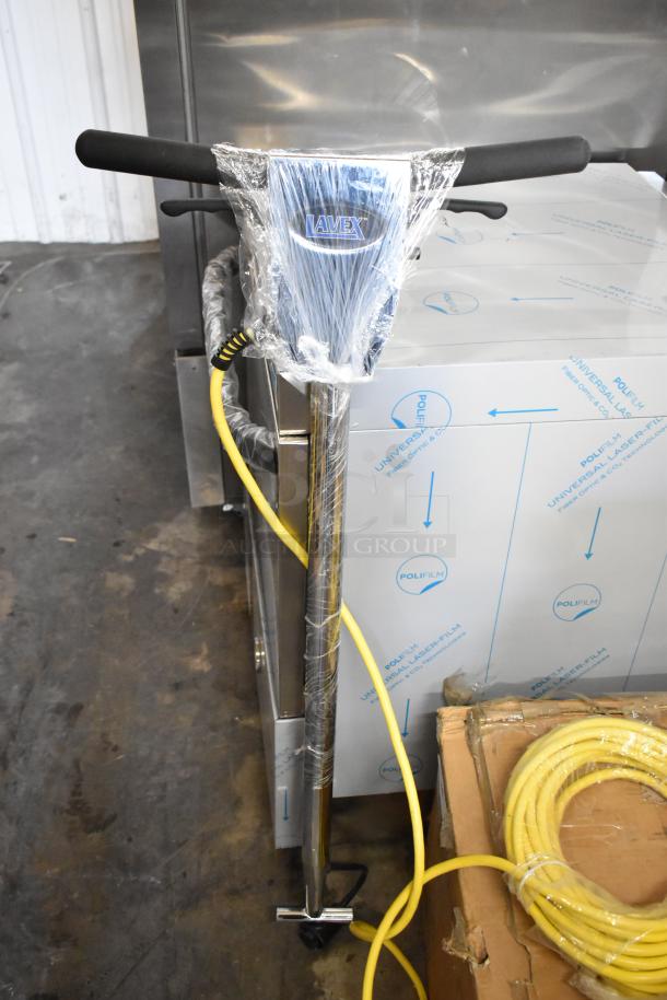 BRAND NEW Lavex 978LAVP17A 17" Single Speed Rotary Floor Machine, wrapped in plastic, 110-120V, 1 Phase.