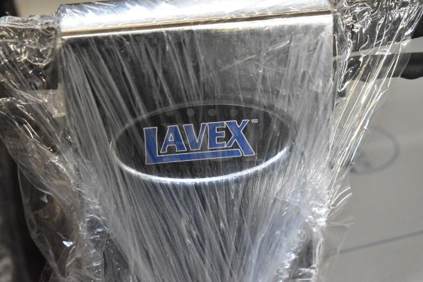 BRAND NEW 2024 Lavex 978LAVP17A 17" Single Speed Rotary Floor Machine, wrapped with protective plastic.