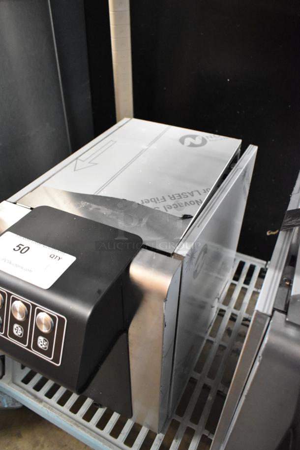 Brand new Narvon 23BCWD8HT countertop water dispenser with hot, chilled, ambient, and sparkling options, slight cosmetic damage.